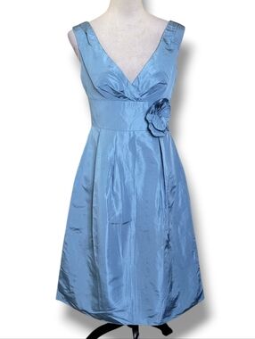 Priscilla Of Boston 100% Silk Formal Dress Pockets Size 6